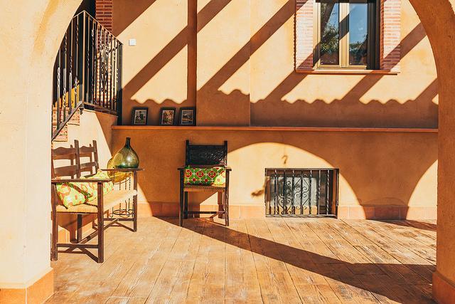 La Aldea Colorada Casa Rural Mota del Marques Bagian luar foto