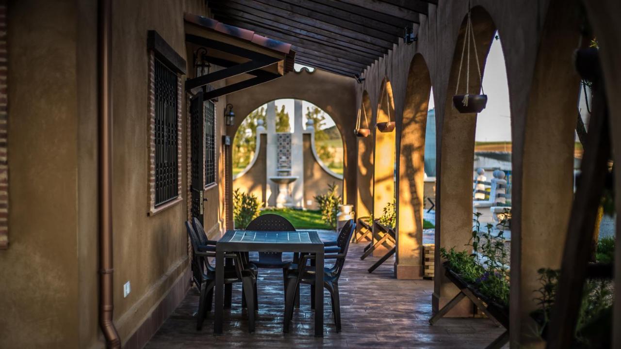 La Aldea Colorada Casa Rural Mota del Marques Bagian luar foto